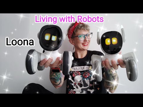 Video still: My AI petbot Loona by KeYi Tech #loona #petbot #unboxing #review #cute #robots #dog #funny #family